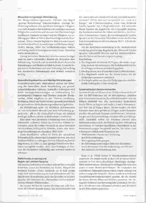 Vorschauseite 4: Patienteninformations-Broschüren in Leichter Sprache
