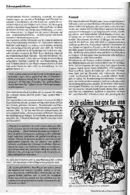 Vorschauseite 4: Streifzug durch die Geschichte der Epilepsie