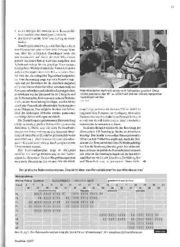 Vorschauseite 2: Dienstzeiten, wie sie die Bewohner brauchen