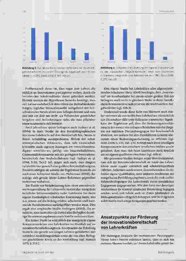 Vorschauseite 4: Faktoren schulischer Erneuerung Lehrkräfte und ihre Innovationsbereitschaft