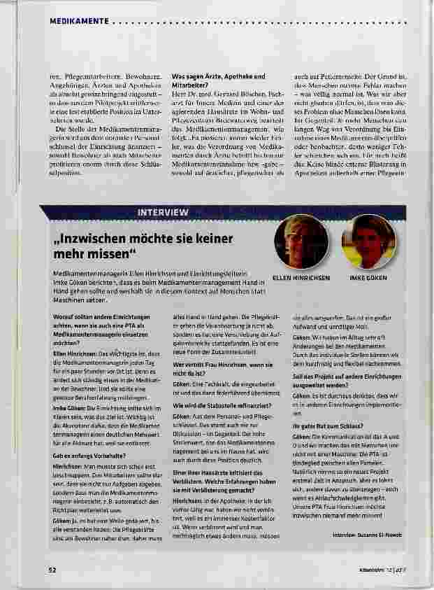 Vorschauseite 3: Von der Apotheke ins Heim