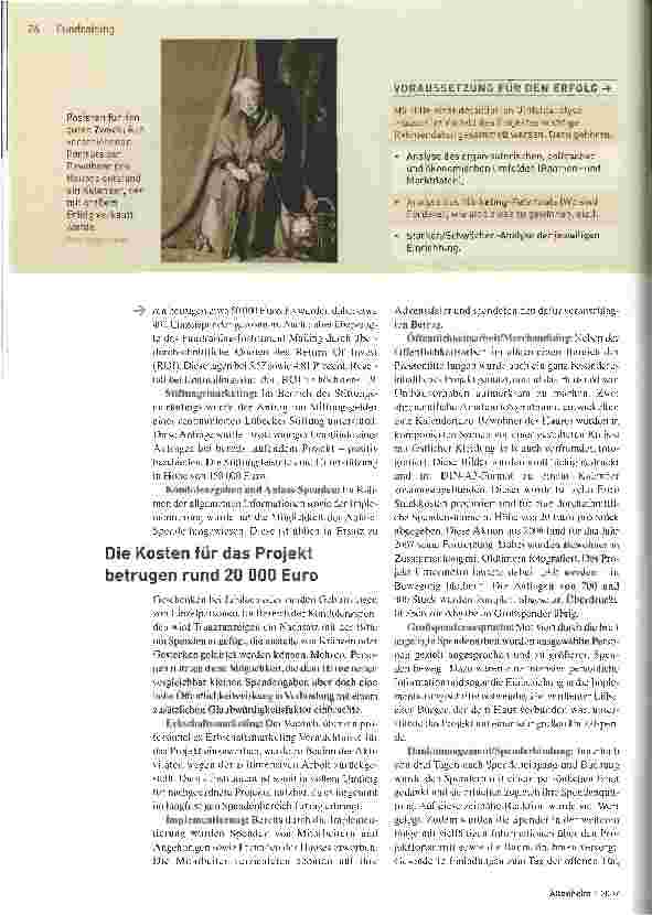 Vorschauseite 3: Spender gesucht -Förderer gefunden