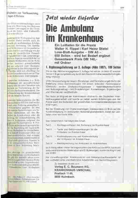 Vorschauseite 6: Der Effizienzbegriff im Gesundheitswesen