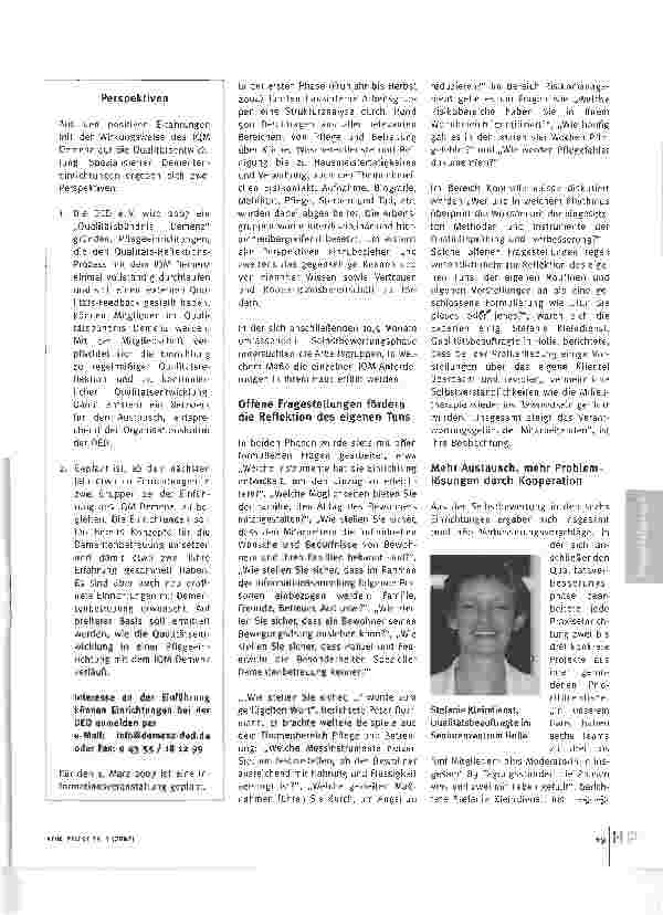 Vorschauseite 2: IQM Demenz