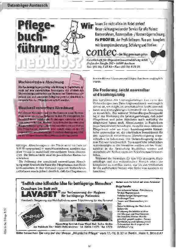 Vorschauseite 2: Formulare, Formulare ... Datenträgeraustausch nach § 105 SGB XI