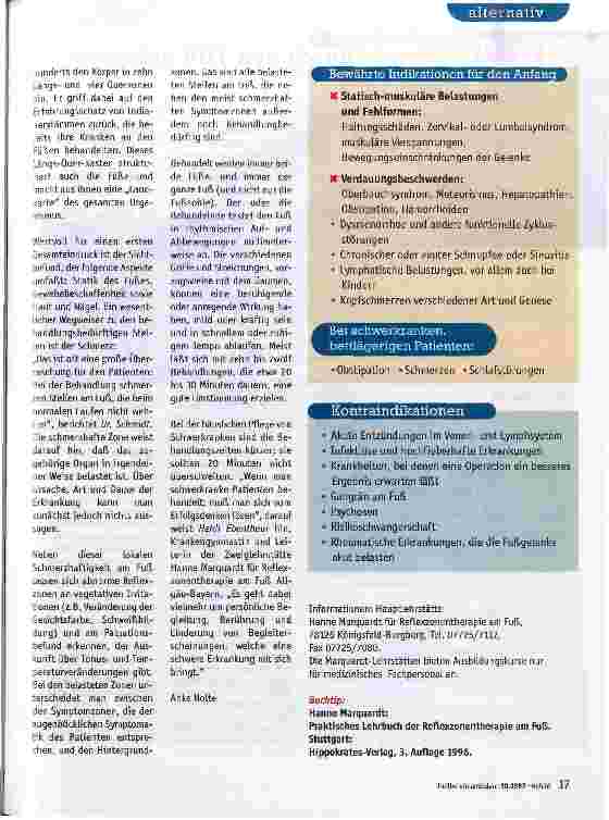 Vorschauseite 2: Reflexzonentherapie am Fuß Der Fuß als verkleinertes Abbild des Körpers