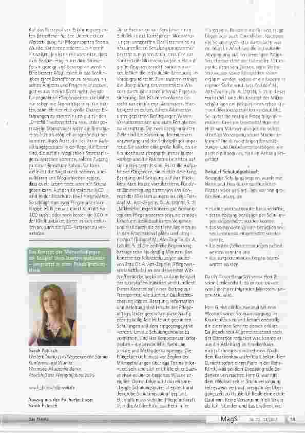 Vorschauseite 3: Verleihung des Pflegepreises