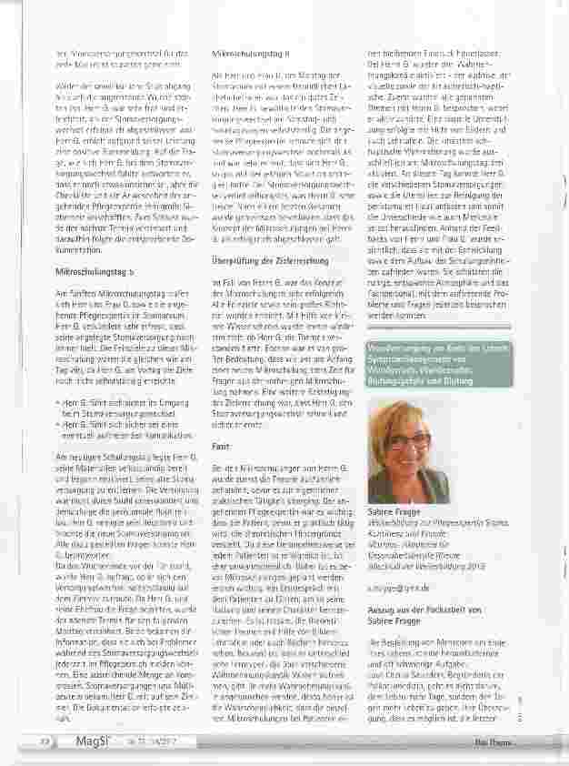 Vorschauseite 6: Verleihung des Pflegepreises