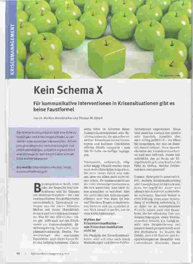 Vorschauseite 1: Kein Schema X