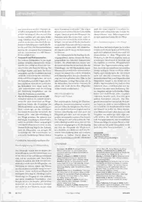 Vorschauseite 5: Tut dem Patienten und der Pflege gut