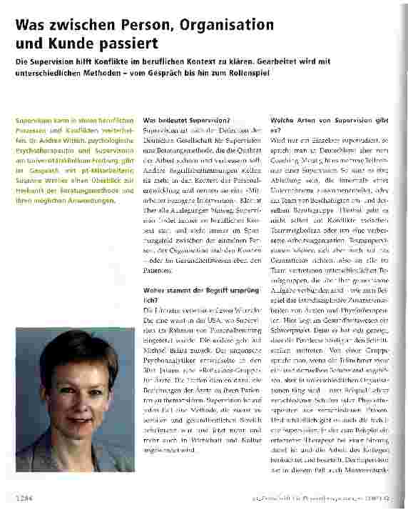 Vorschauseite 1: Was zwischen Person, Organisation und Kunde passiert
