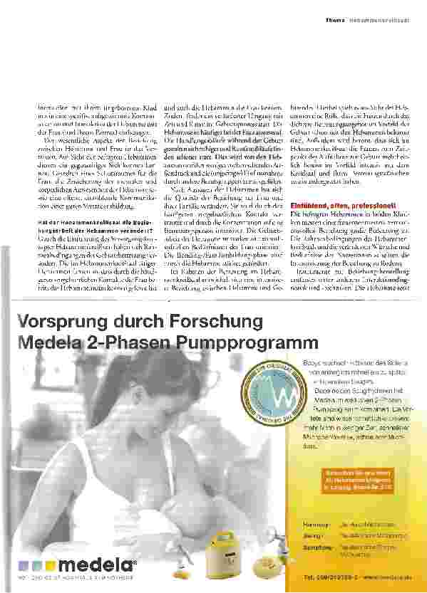 Vorschauseite 4: Prävention ist... Beziehung. Am Beispiel Hebammenkreißsaal