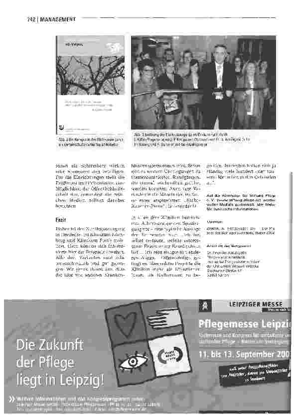 Vorschauseite 3: Klinikspaziergang zur Bewegungsförderung