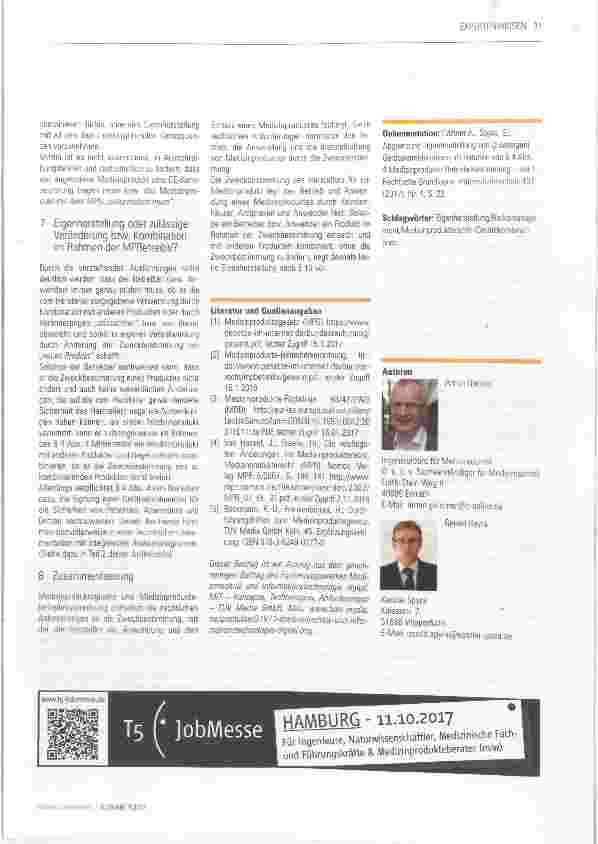 Vorschauseite 6: Abgrenzung Eigenherstellung von Gerätekombinationen Teil 1: Rechtliche Grundlagen