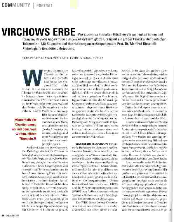 Vorschauseite 1: Virchows Erbe