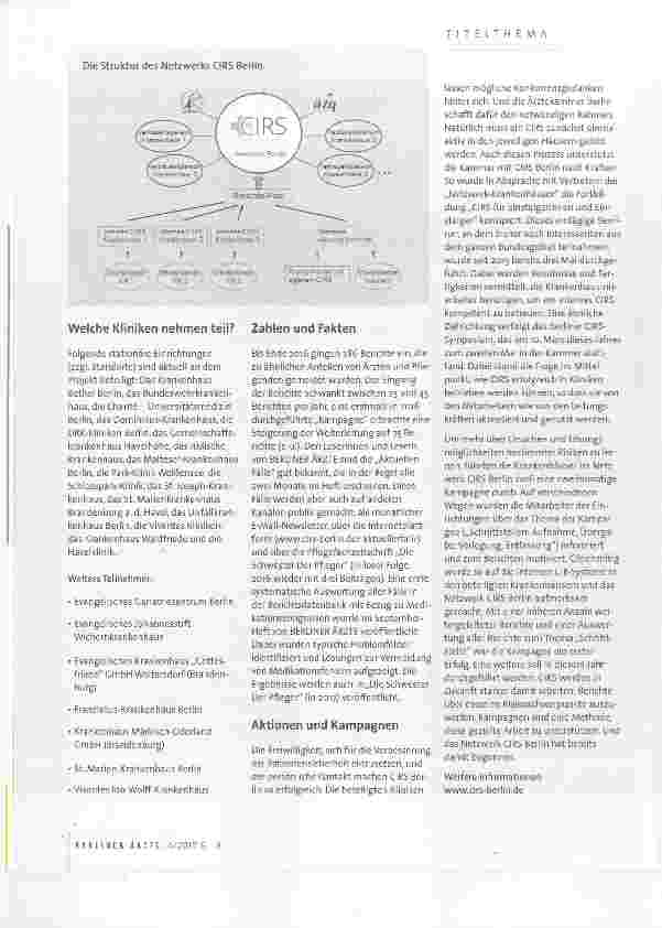 Vorschauseite 2: Netzwerk CIRS Berlin