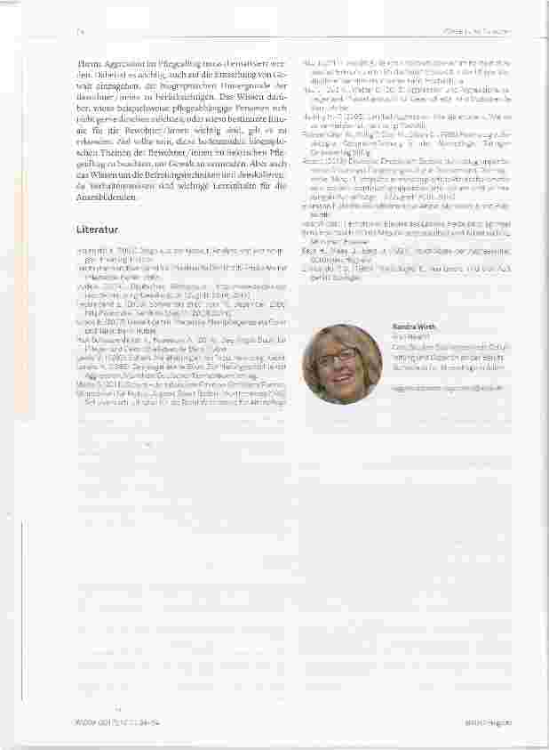 Vorschauseite 6: „Ich wollte doch nur helfen“ Aggressionsmanagement in der Altenpflegeausbildung