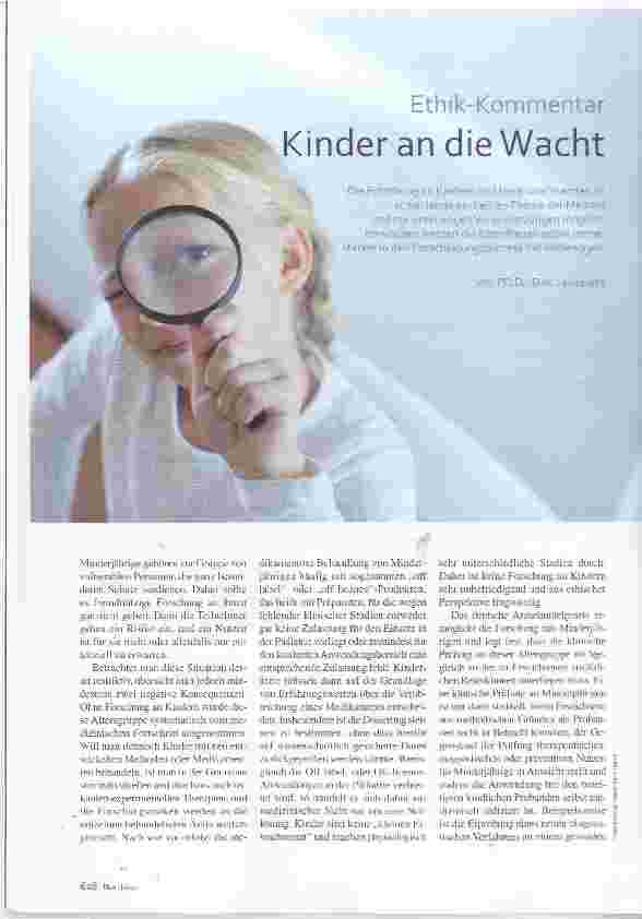 Vorschauseite 1: Klinik-Stresstest: Pädiatrie Kinder an die Wacht