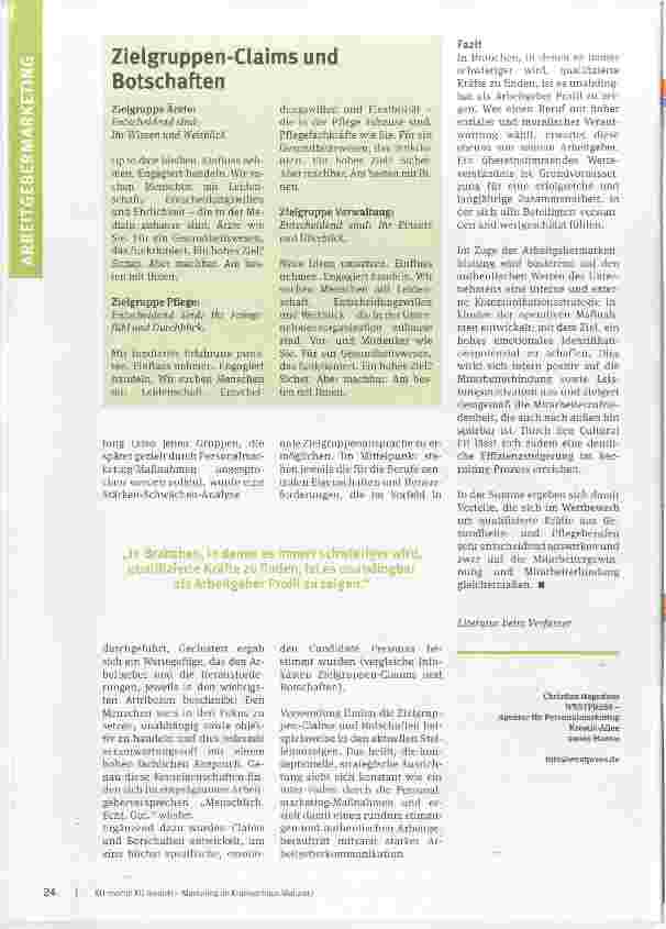 Vorschauseite 3: Alles, nur kein gesunder Auftritt!