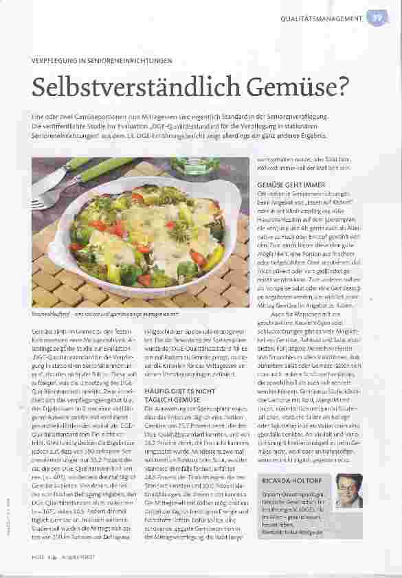 Vorschauseite 1: Selbstverständlich Gemüse?