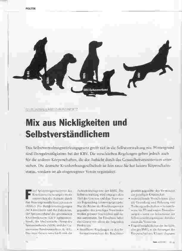 Vorschauseite 1: Mix aus Nickligkeiten und Selbstverständlichem