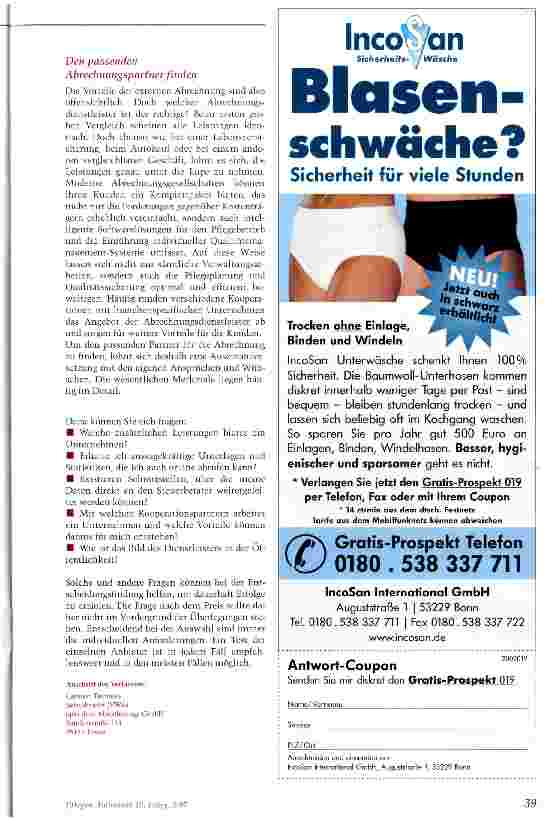 Vorschauseite 3: Auch die Zahlen müssen gepflegt werden