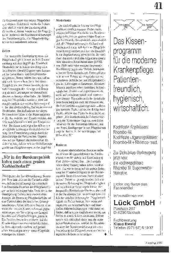 Vorschauseite 3: Absicherung des Pflegerisikos Ein Blick auf benachbartes Ausland