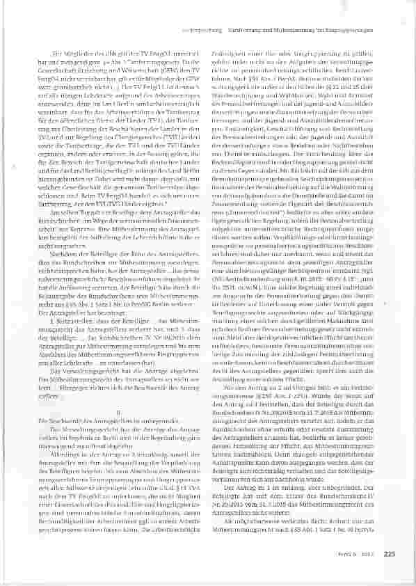 Vorschauseite 2: Tarifvorrang und Mitbestimmung bei Eingruppierungen