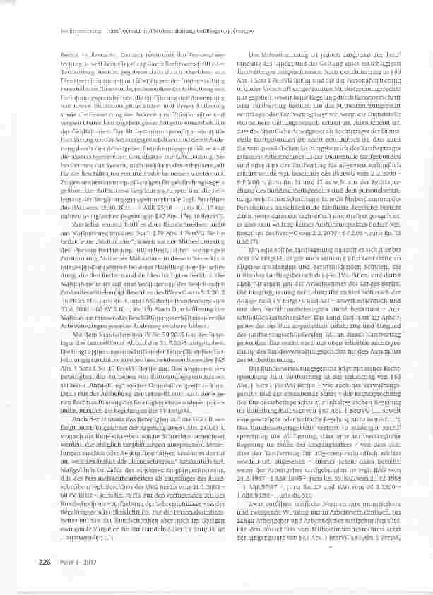 Vorschauseite 3: Tarifvorrang und Mitbestimmung bei Eingruppierungen