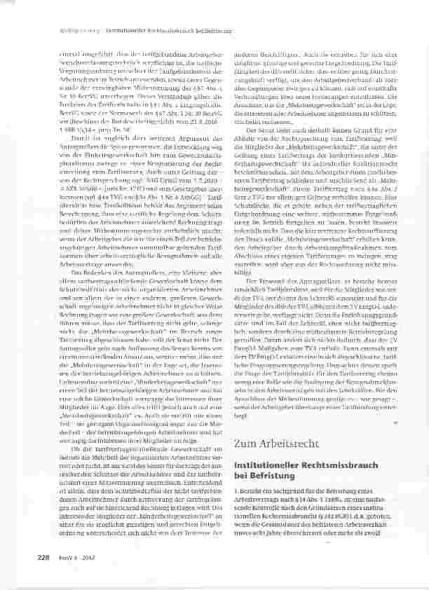 Vorschauseite 5: Tarifvorrang und Mitbestimmung bei Eingruppierungen
