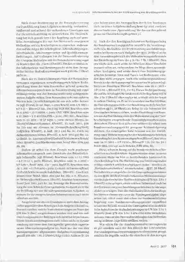 Vorschauseite 3: Informationsrecht bei der Erstfestsetzung von Besoldungsstufen
