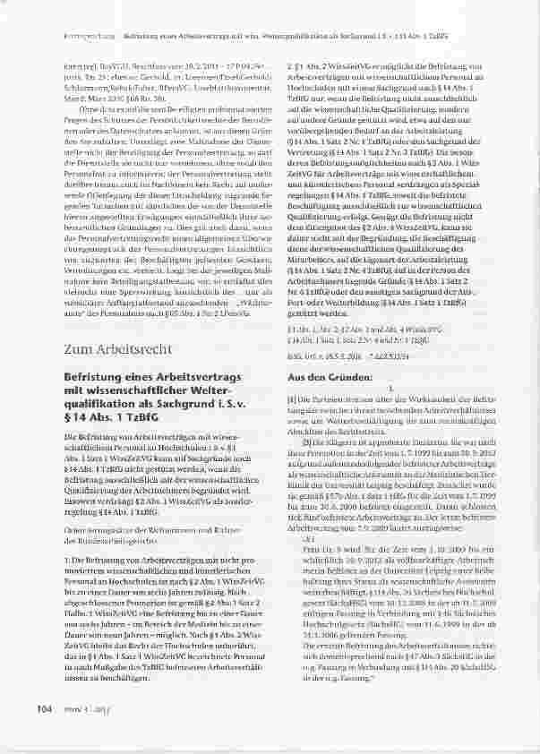 Vorschauseite 6: Informationsrecht bei der Erstfestsetzung von Besoldungsstufen