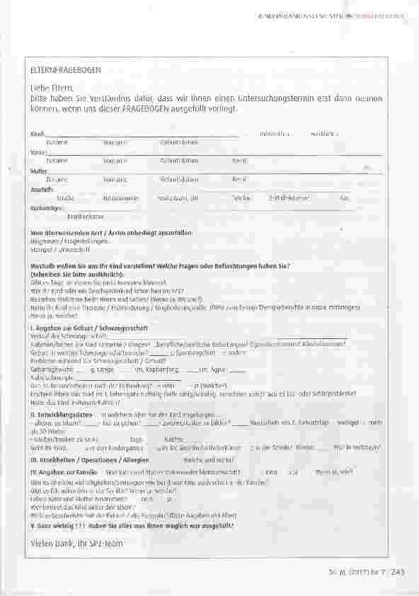 Vorschauseite 4: Was erwartet die Elternselbsthilfe von der Sozialpädiatrie?