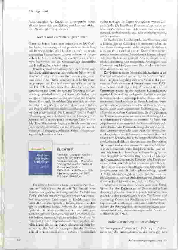 Vorschauseite 3: Auf dem Weg zum attraktiven Arbeitgeber