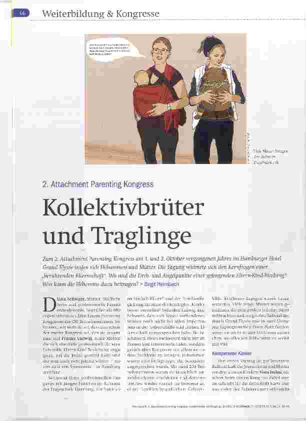 Vorschauseite 1: Attachment Parenting Kongress Kollektivbrüter und Traglinge