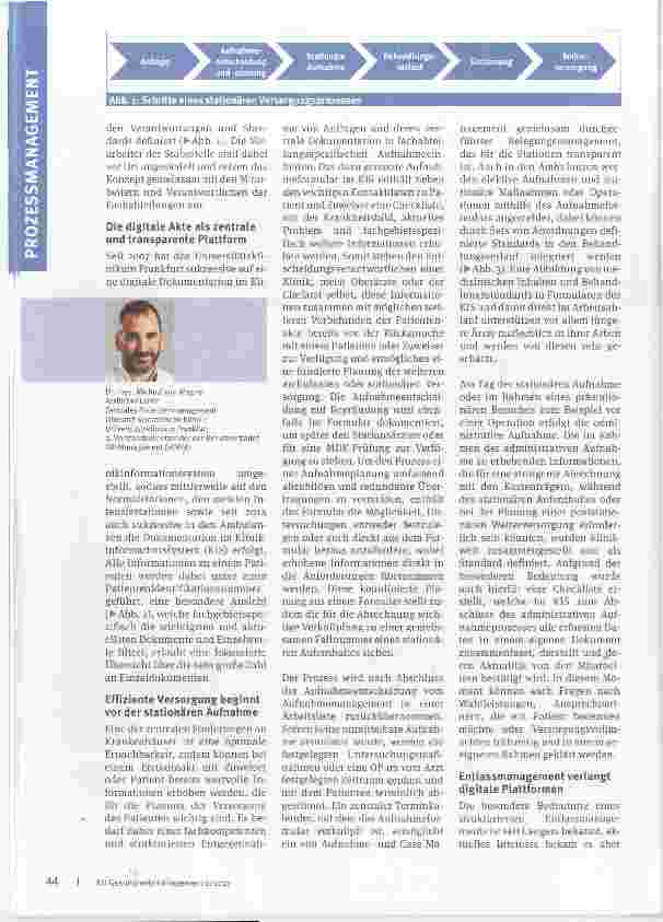 Vorschauseite 2: Strukturiertes Patientenmanagement dank Digitalisierung