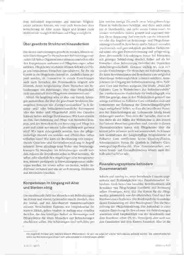Vorschauseite 3: Behinderung trifft Alter