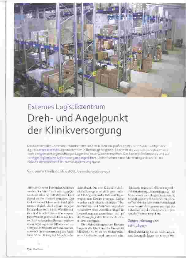 Vorschauseite 1: Drehund Angelpunkt der Klinikversorgung