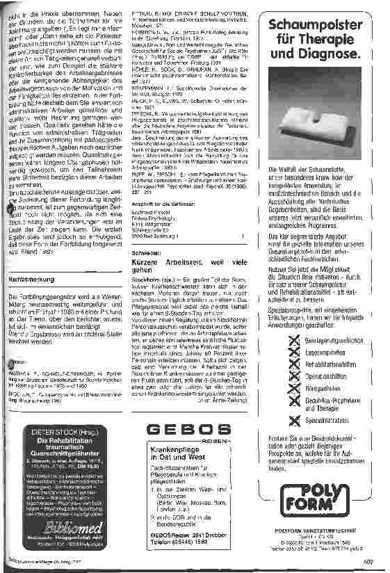 Vorschauseite 4: Hier wird sich sowieso nichts ändern; Bericht über eine psychotherapeutische Fortbildung für das Pflegepersonal einer Fachklinik