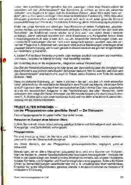 Vorschauseite 2: Spezifische Probleme des Alters