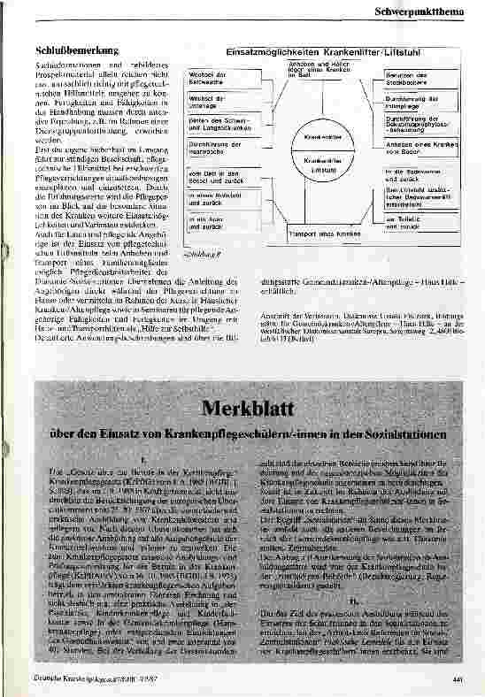Vorschauseite 4: Pflegetechnische Hilfsmittel in der ambulanten Krankenund Altenpflege
