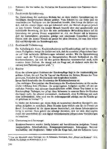 Vorschauseite 3: Das Verhalten der Krankenschwester zum Patienten Routine oder Mitmenschlichkeit?
