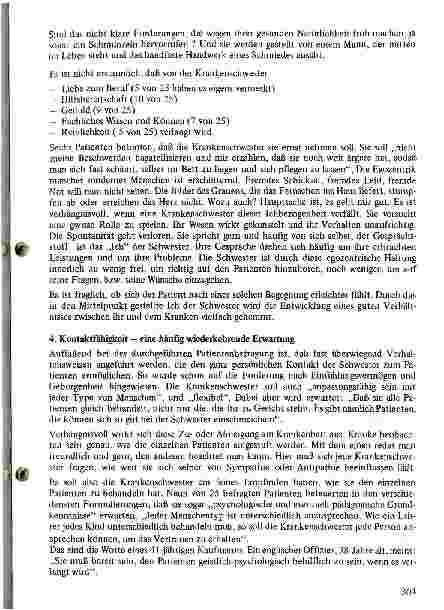 Vorschauseite 6: Das Verhalten der Krankenschwester zum Patienten Routine oder Mitmenschlichkeit?