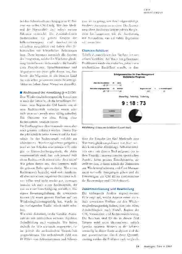 Vorschauseite 3: Case Management: den Wiedereingliederungserfolg vorhersagen