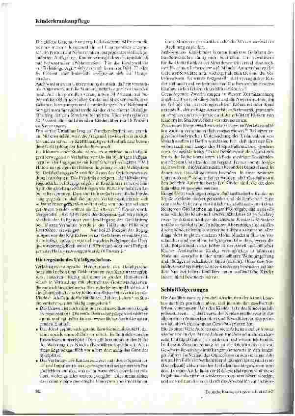 Vorschauseite 5: Unfälle im Kindesalter