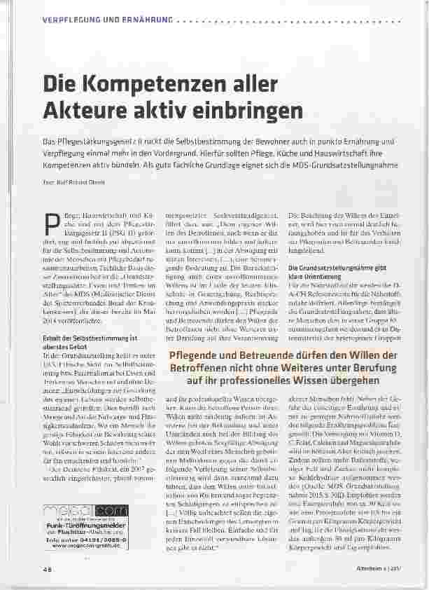 Vorschauseite 1: Die Kompetenzen aller Akteure aktiv einbringen