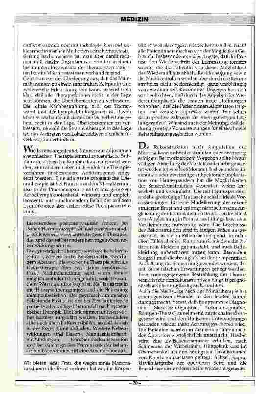 Vorschauseite 3: Mammakarzinom-Diagnostik und Therapie