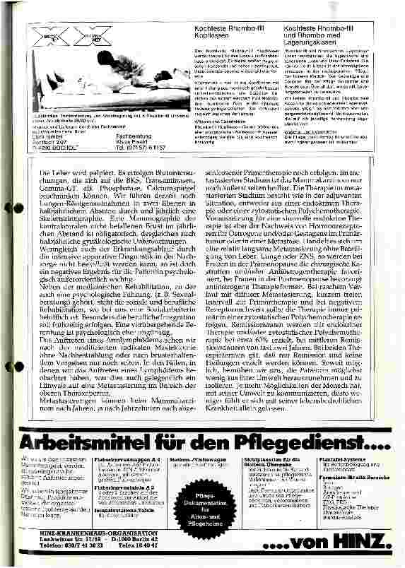 Vorschauseite 4: Mammakarzinom-Diagnostik und Therapie