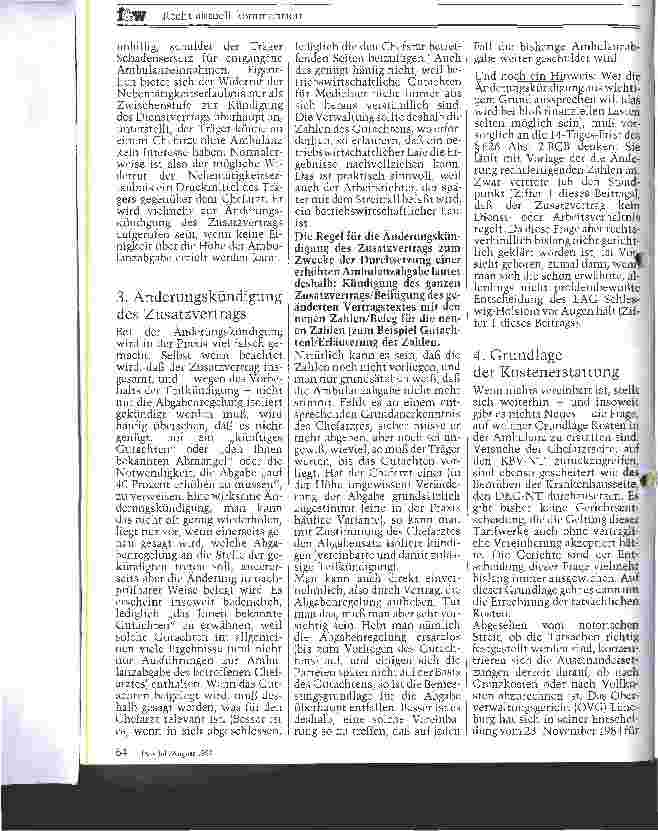 Vorschauseite 2: Neue Entwicklungen bei der Ambulanzausgabe
