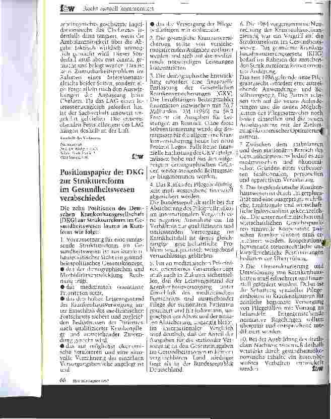 Vorschauseite 4: Neue Entwicklungen bei der Ambulanzausgabe